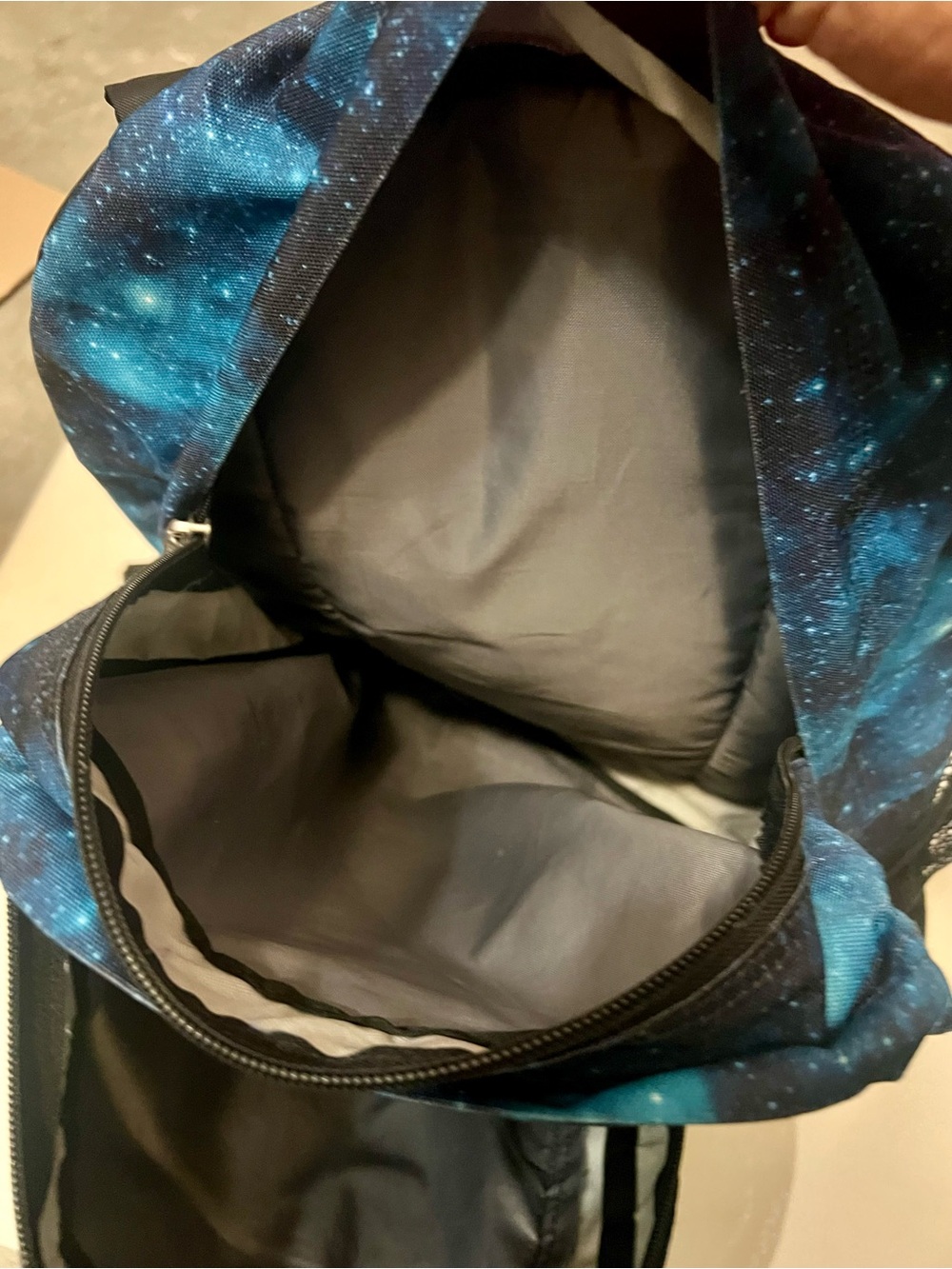 Jansport Blue Galaxy Print Backpack - Picture 5 of 6